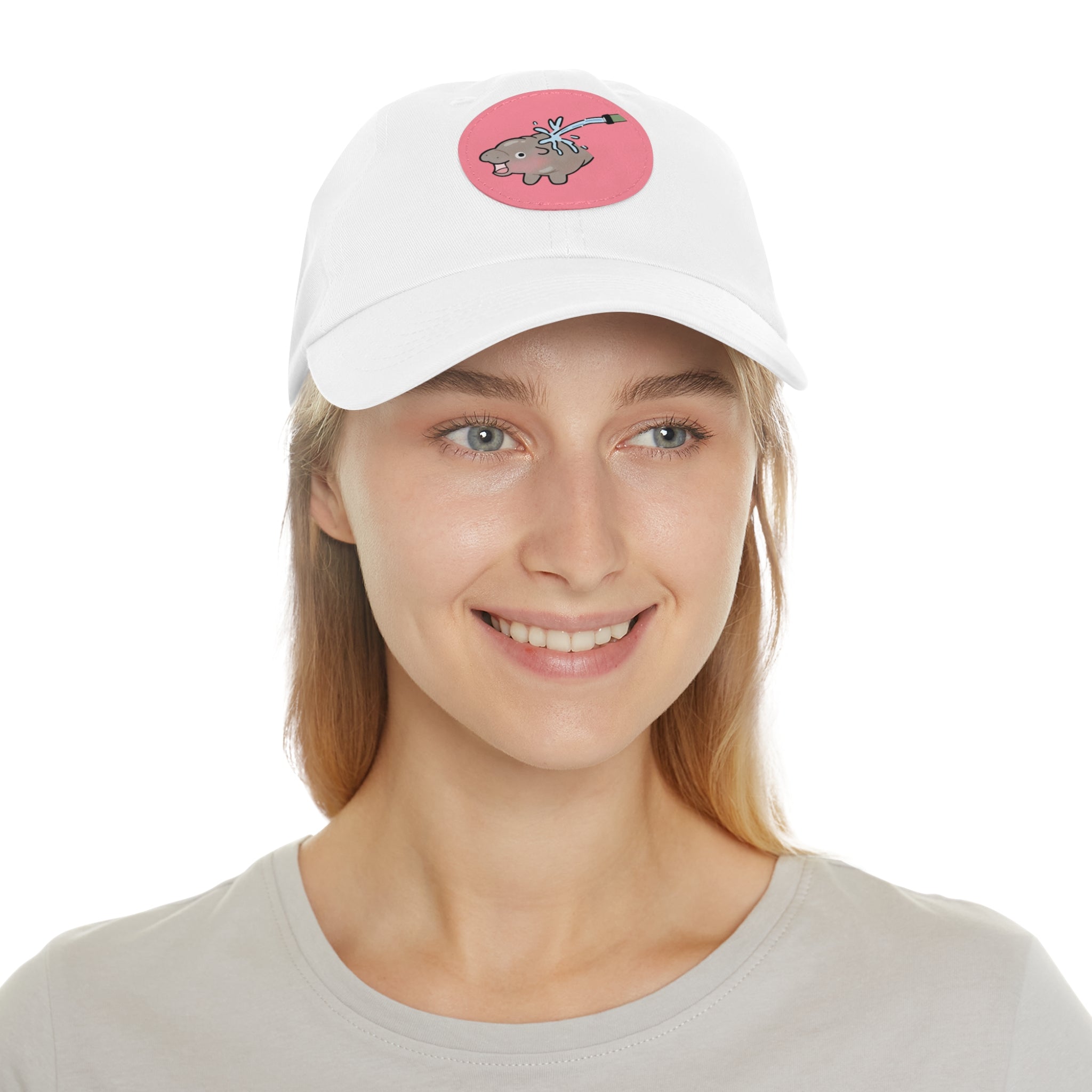 Baseball Cap – Playful Splash Pink Patch Edition