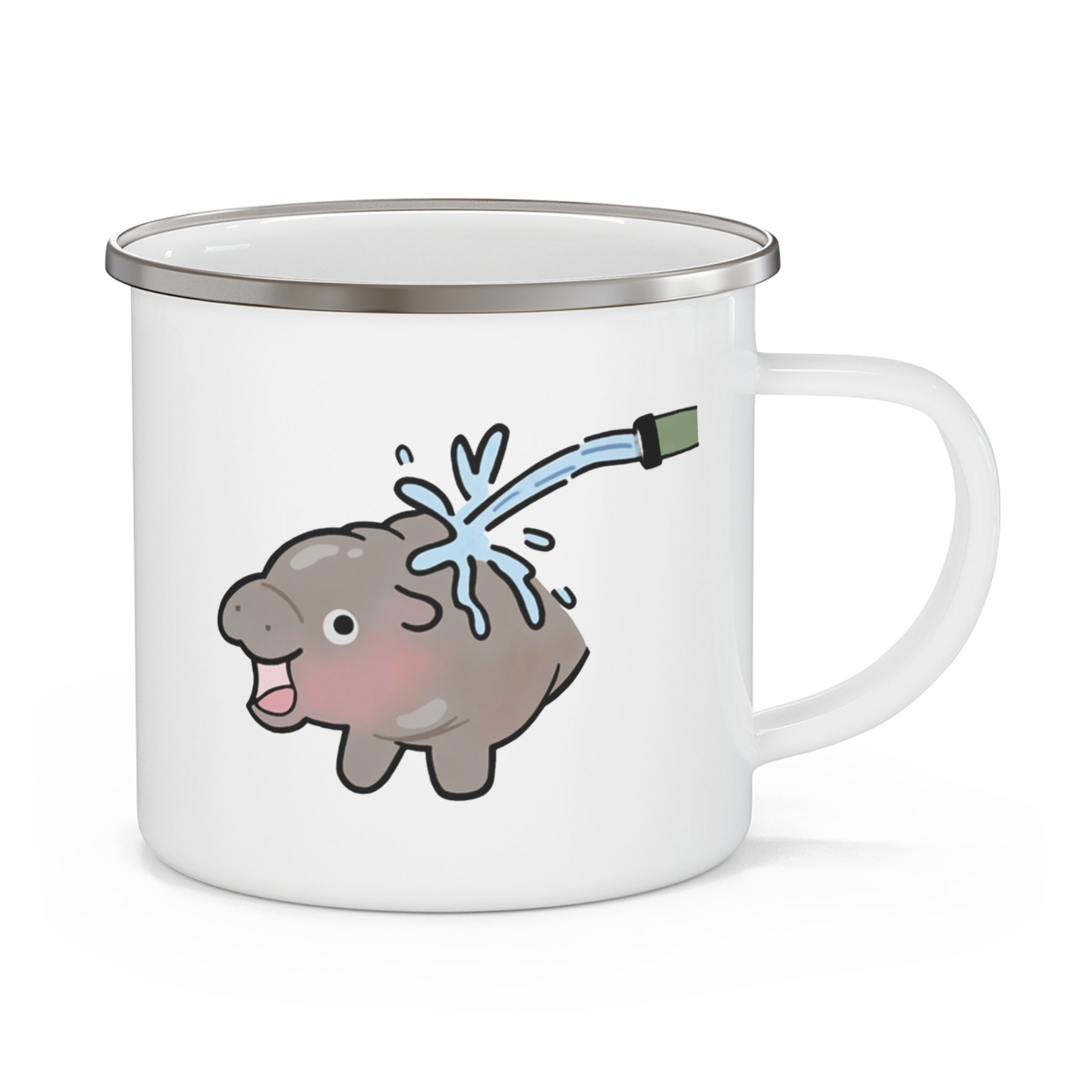 Moo Deng Camping Mug – Adventure-Ready and Playfully Stylish